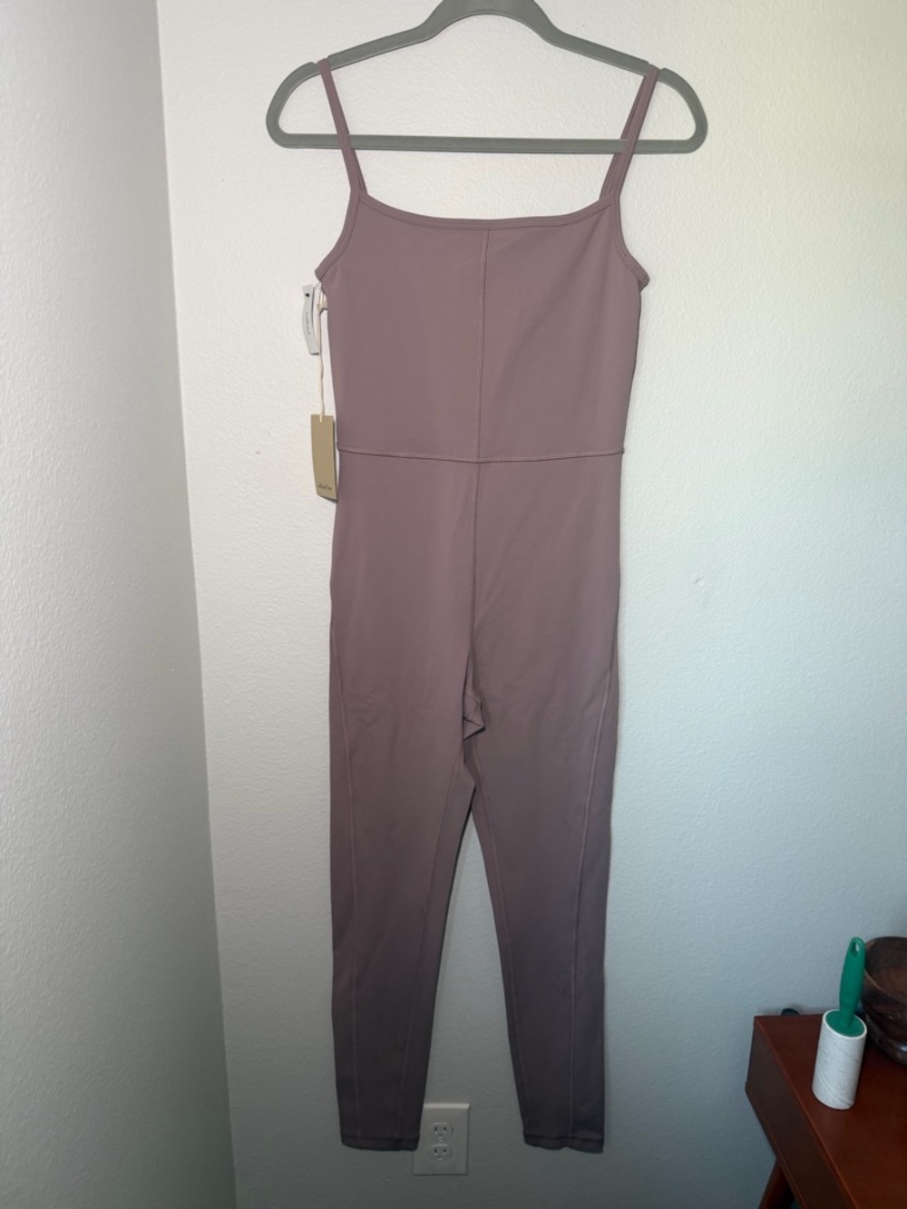NWT Size M Wilfred Free Divinity Active Jumpsuit in Shadow Mauve